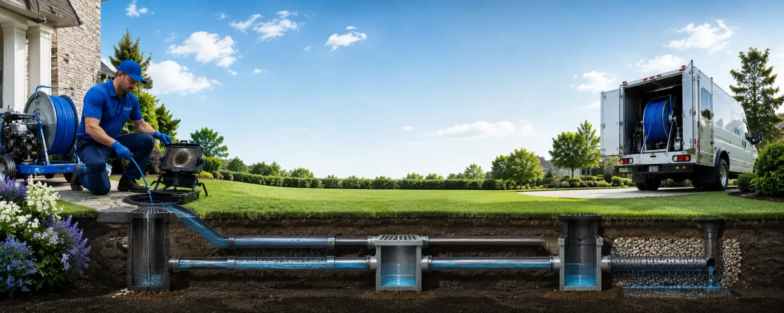 Outdoor drain cleaning information for Columbia, AL